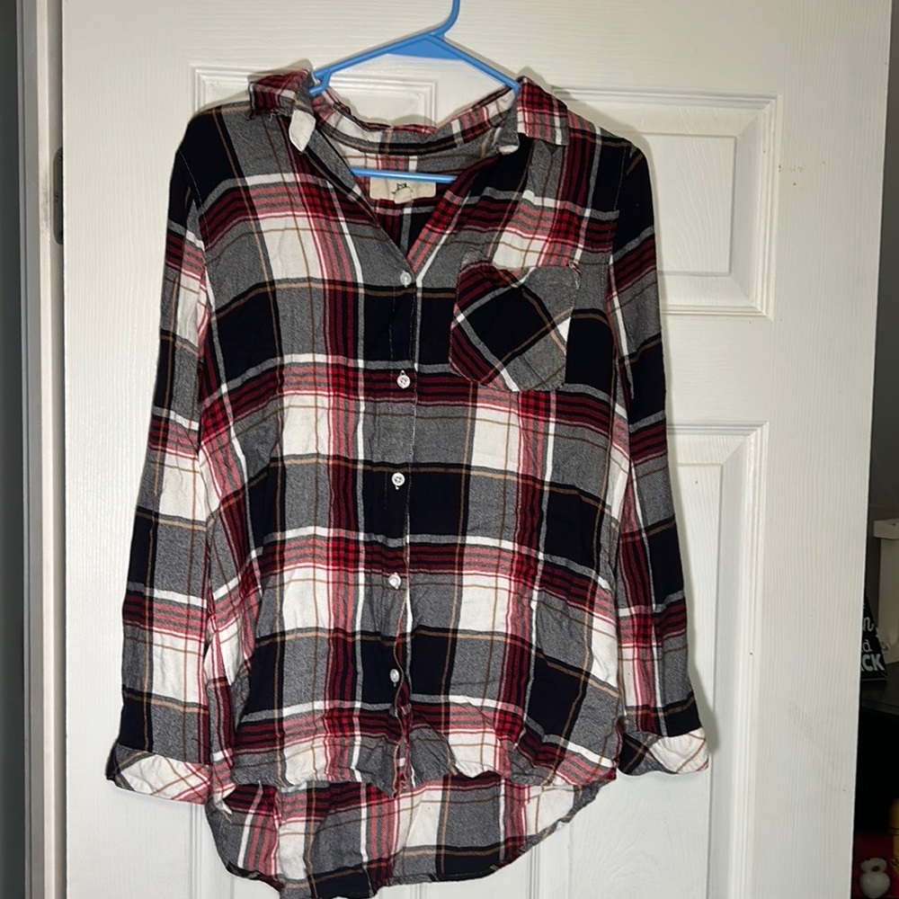 Maroon flannel